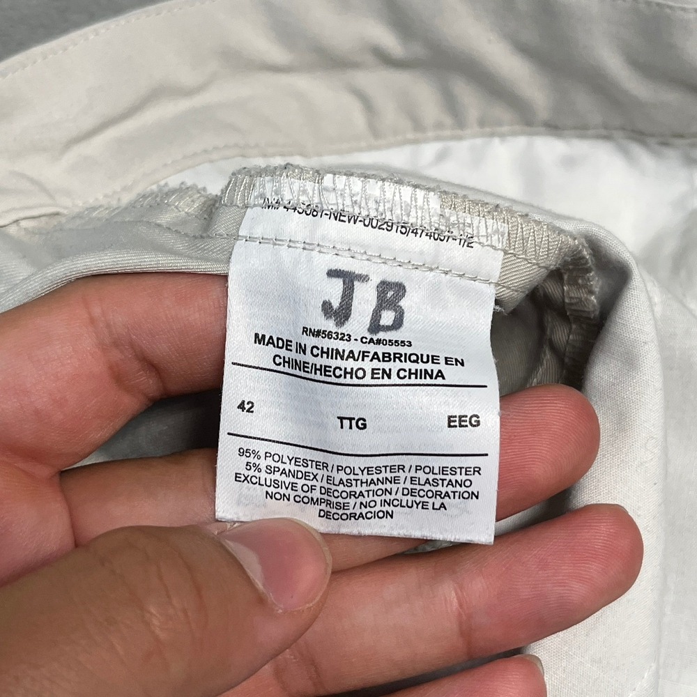 Nike Golf Tour Performance Dri-FIT Pants Mens 42 Light Khaki Tan White Casual - Picture 10 of 16